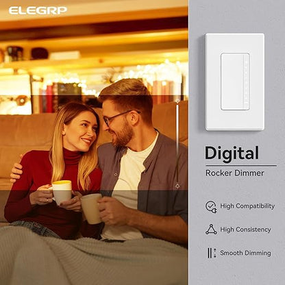 ELEGRP Dimmer Switch, Digital Dimmer Light Switch - Image 3