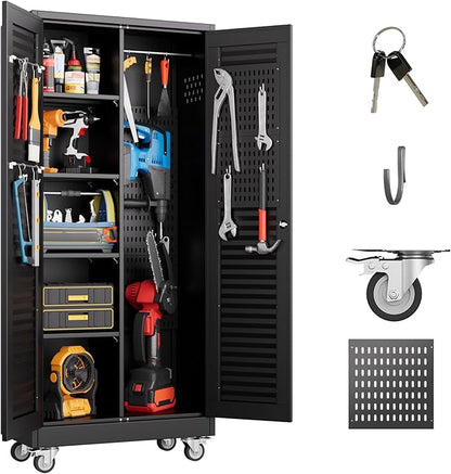 Mop and Broom Closet Storage Cabinet by REEMOON