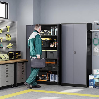 Letaya Metal Garage Storage Cabinets - Image 2