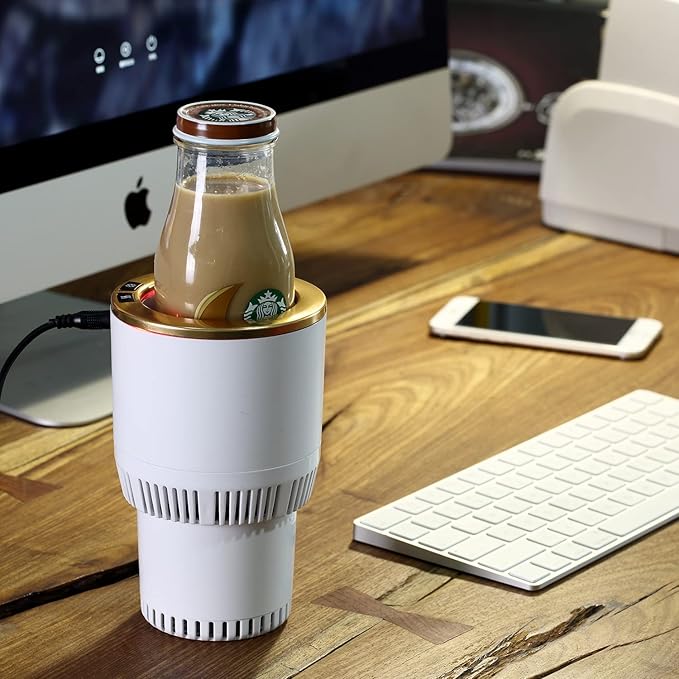 Car Cup Holder with Drink Cooler Smart Mug Warmer 2-in-1 Car Tumbler Holder - Image 5