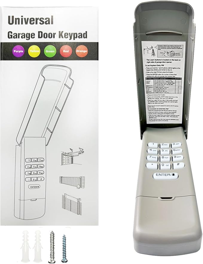 Universal Garage Door Opener Keypad by Gioaty