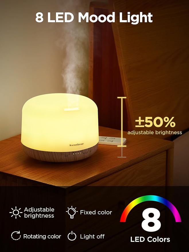 InnoGear 500ml Essential Oil Diffuser - Image 6