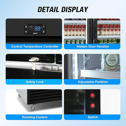Commercial Beverage Refrigerator, Display Refrigerator - Image 5