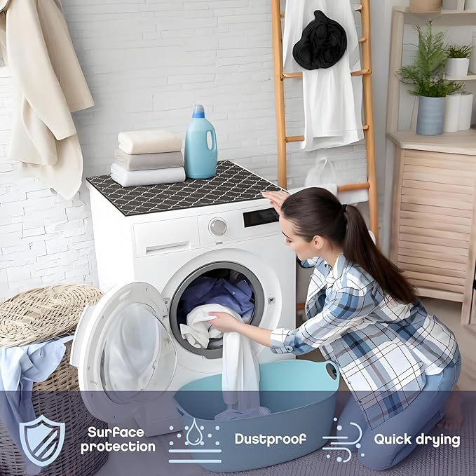 Teenyyou 1 Pcs 26" x 18" Dryer Top Protector Mat, Washer and Dryer Topper - Image 5