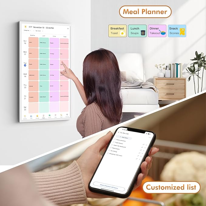 32" Digital Calendar Digital Frame - Image 5