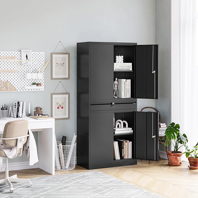 MIIIKO Metal Storage Cabinet - Image 6