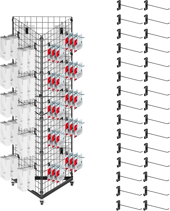 ztysn Grid Wall Panels Display Stand by ztysn