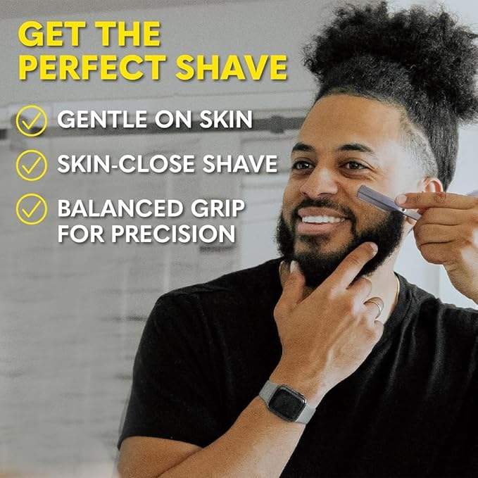 Beard Club Straight Razor for Men & Aftershave for Men – Soothing After Shave - Image 2