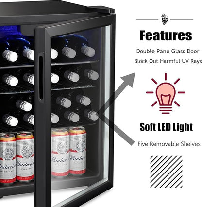 Antarctic Star 16 Bottle Wine Cooler/Cabinet Beverage Refrigerator Small Mini - Image 6