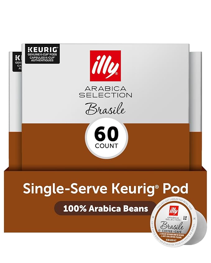 illy Coffee K Cup, Pods for Keurig Machines, Brasile Single Origin Roast by illy