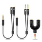 HIEbee 2 in 1 3.5mm Headphone Splitter Adapter Female to Male&Male to Female by Unknown