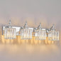 BBLLWJ Modern Bathroom Vanity Light 4-Light Chrome Crystal Light Fixtures Over by BBLLWJ