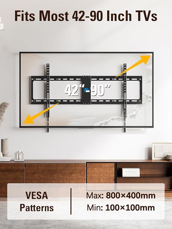 Mounting Dream Fixed TV Wall Mount, Low Profile Wall Mount Bracket - Image 3