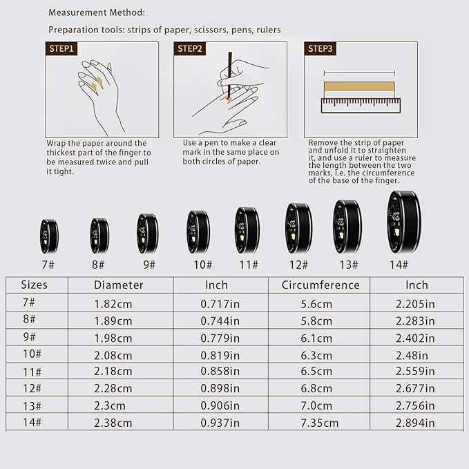 Activity Tracker Ring for Men – Smart Ring - Image 7
