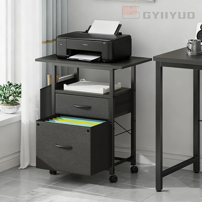 GYIIYUO 2 Drawer File Cabinet - Image 4