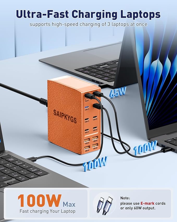 SAIPKYGS USB Charging Station, 12-Port USB C Charger Block - Image 3