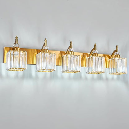 BBLLWJ 5-Light Crystal Vanity Lights by BBLLWJ