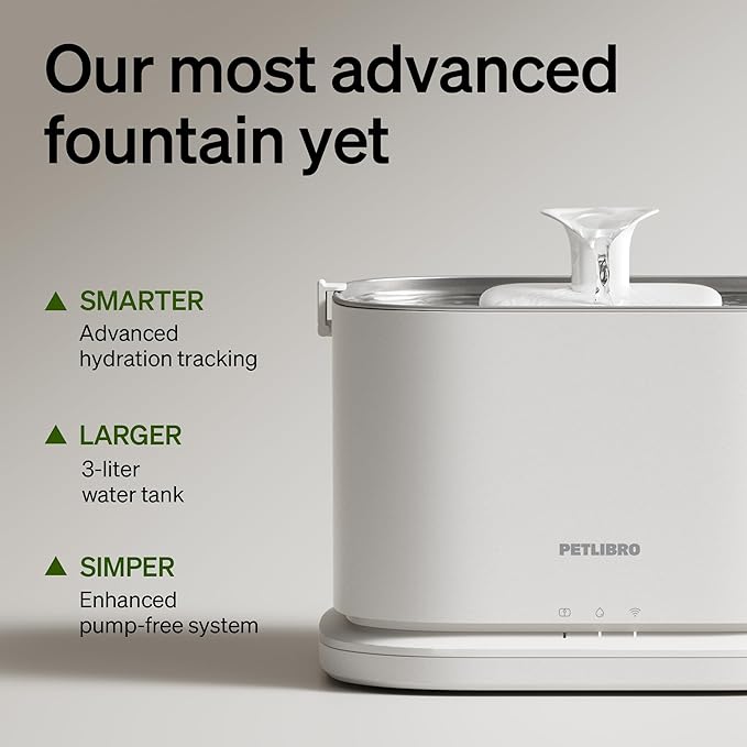 PETLIBRO Upgrade Cat Water Fountain Stainless Steel Tray, Dockstream 2 Cat - Image 4