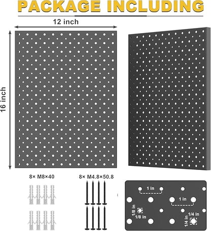 Ultrawall Metal Pegboard Panels, Pegboard Wall Organizer, Garage Tool Storage - Image 2