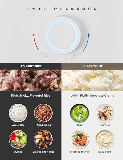 CUCKOO CRP-MHTR0309F | 3-Cup Twin Pressure Induction Heating Rice Cooker | 11 - Image 3