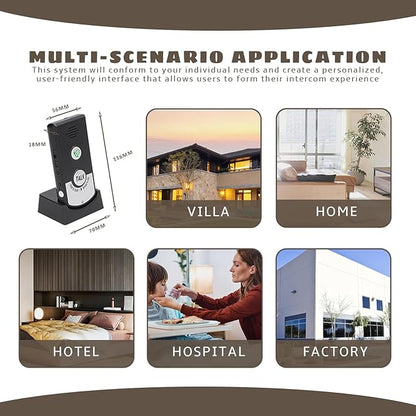 2 Way Voice Intercom, Super Long Range Intercomunicador, Home Security Easy - Image 5