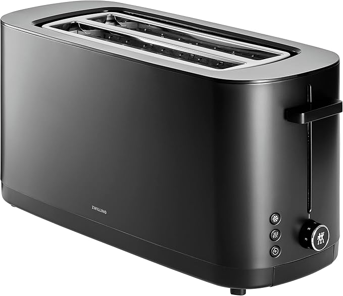 ZWILLING Enfinigy, 4-Slice Long Slot Toaster, Extra Wide 1.5" Slots by Zwilling