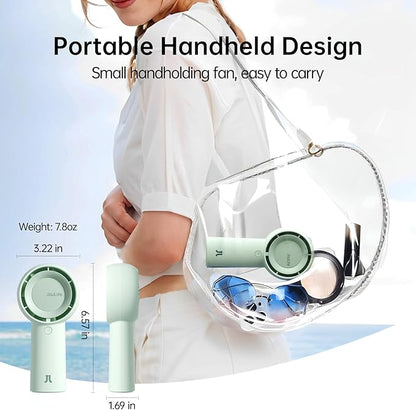 JISULIFE Portable Handheld Turbo Fan, 4000mAh USB Rechargeable Personal Battery - Image 6
