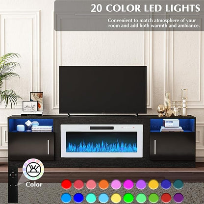 VITESSE TV Stand Fireplace - Image 5