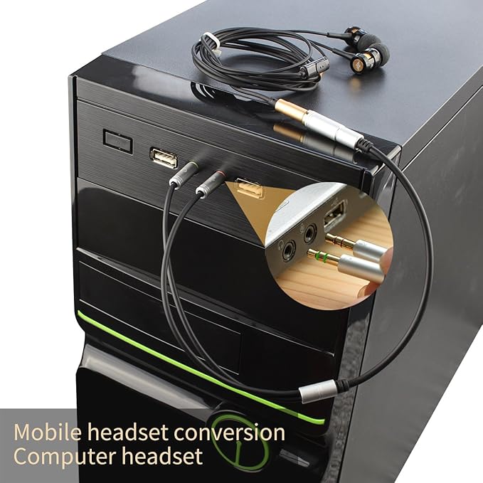 Headphone Y Cable Splitter Adapter - Image 3