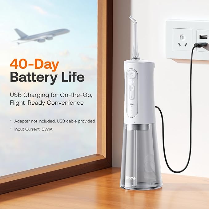 Bitvae Water Dental Flosser for Teeth, Rechargeable Water Teeth Cleaner Picks - Image 6