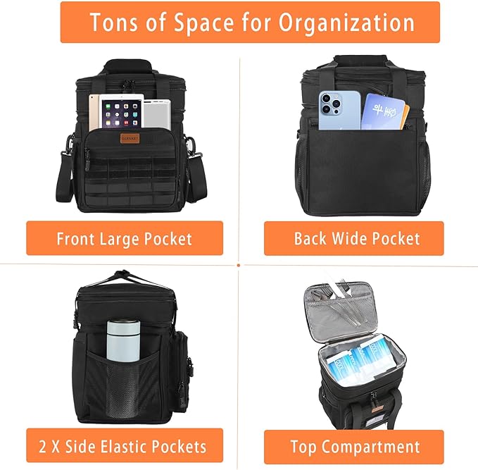 Tactical Insulated Lunch Bag Lunch Box - Image 2