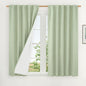 LAMIT Natural 100% Blackout Linen Curtains, 54 Inches Linen Textured Thermal by LAMIT