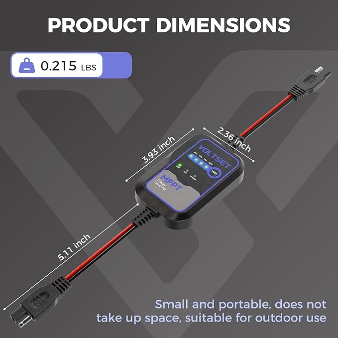 Voltset MPPT Solar Charge Controller : IP65 Waterproof - Image 7