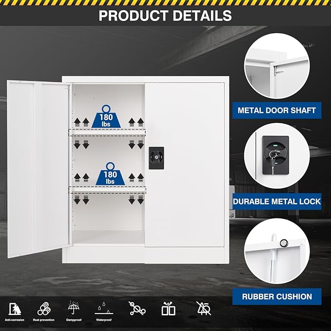 Metal Storage Cabinet-36” Tall Steel File Cabinets - Image 6
