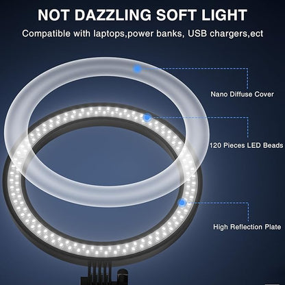 Desk Ring Light with Stand - Image 8