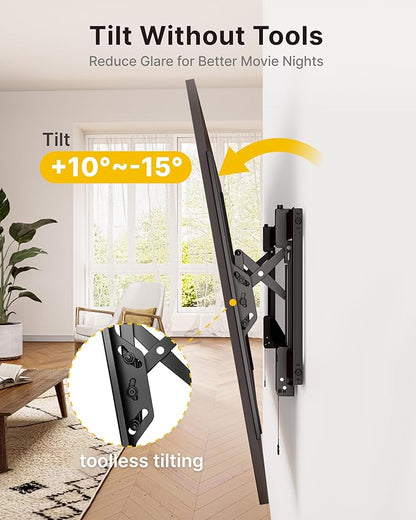 monTEK Heavy Duty Tilting TV Wall Mount - Image 4