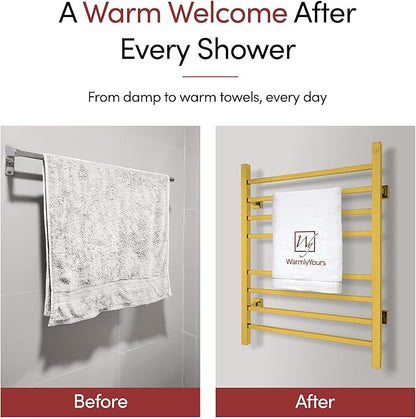 WarmlyYours Heated Towel Rack for Bathroom - Image 9