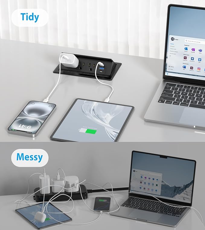 Recessed Conference Table Power Hub - Image 4