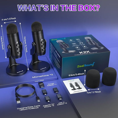 ZealSound Podcast Microphone, Podcast Equipment Bundle - Image 7
