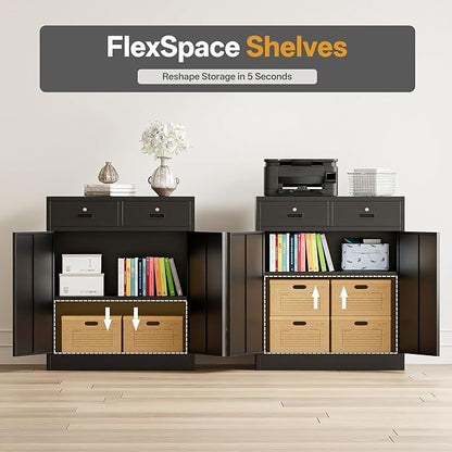 Metal Storage Cabinet, 36 Inch Tall Metal Garage Cabinet - Image 6