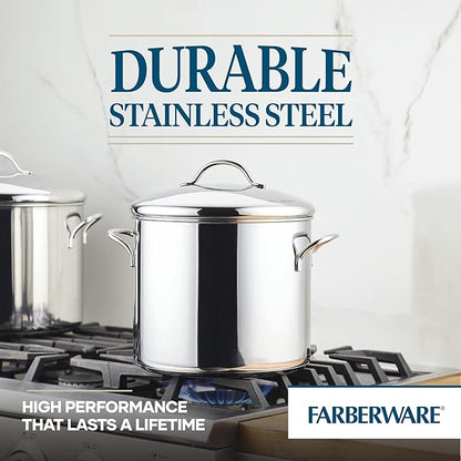 Farberware 50008 Classic Stainless Steel Stock Pot/Stockpot - Image 4