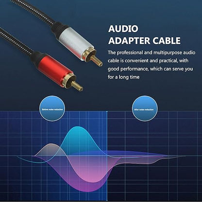 SEWCHICS XLR Female to Dual RCA Audio Splitter Cable 2m Microphone Signal Patch - Image 9
