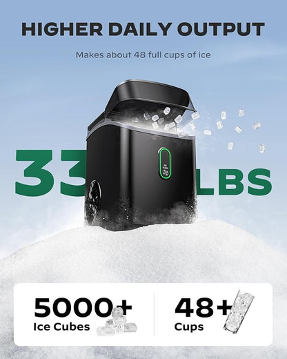 Silonn Nugget Ice Maker Countertop, WiFi Pebble Ice Machine - Image 4