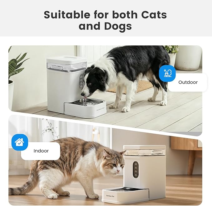 Gardner Pet 1.7 Gallon Automatic Dog Water Bowl Dispenser 6.5L Gravity Water - Image 6