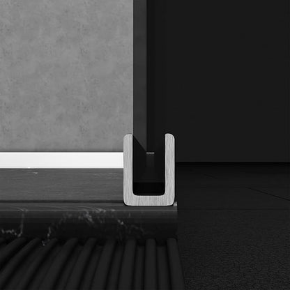 Brixwell 3/8" Fixed Panel Shower Door Deep U Channel, Deep Profile - Image 6