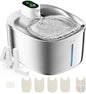 Wireless Cat Water Fountain Stainless Steel, 135floz/4L Battery Operated by APDAPETDOLA
