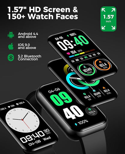 Smart Watch Fitness Tracker, 24/7 Heart Rate Spo2 Blood Pressure Monitor Sleep - Image 6