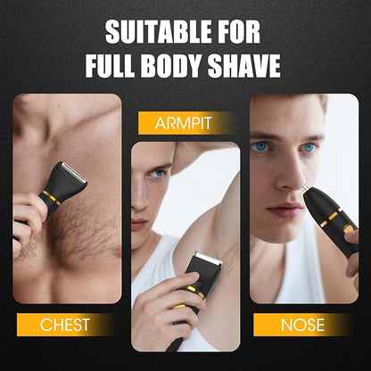 Qreeyx Manscape Body Trimmer for Men, 3 in 1 Men's Grooming Kit - Image 7