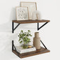 Axeman Deep Floating Shelves | 16 Inch Walnut Wall Shelves Set of 2 | 10 Inch by Axeman