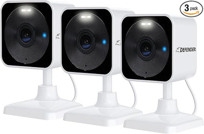 Defender GO 2K AI Powered WiFi Indoor/Outdoor Home, Baby Security Camera by Defender